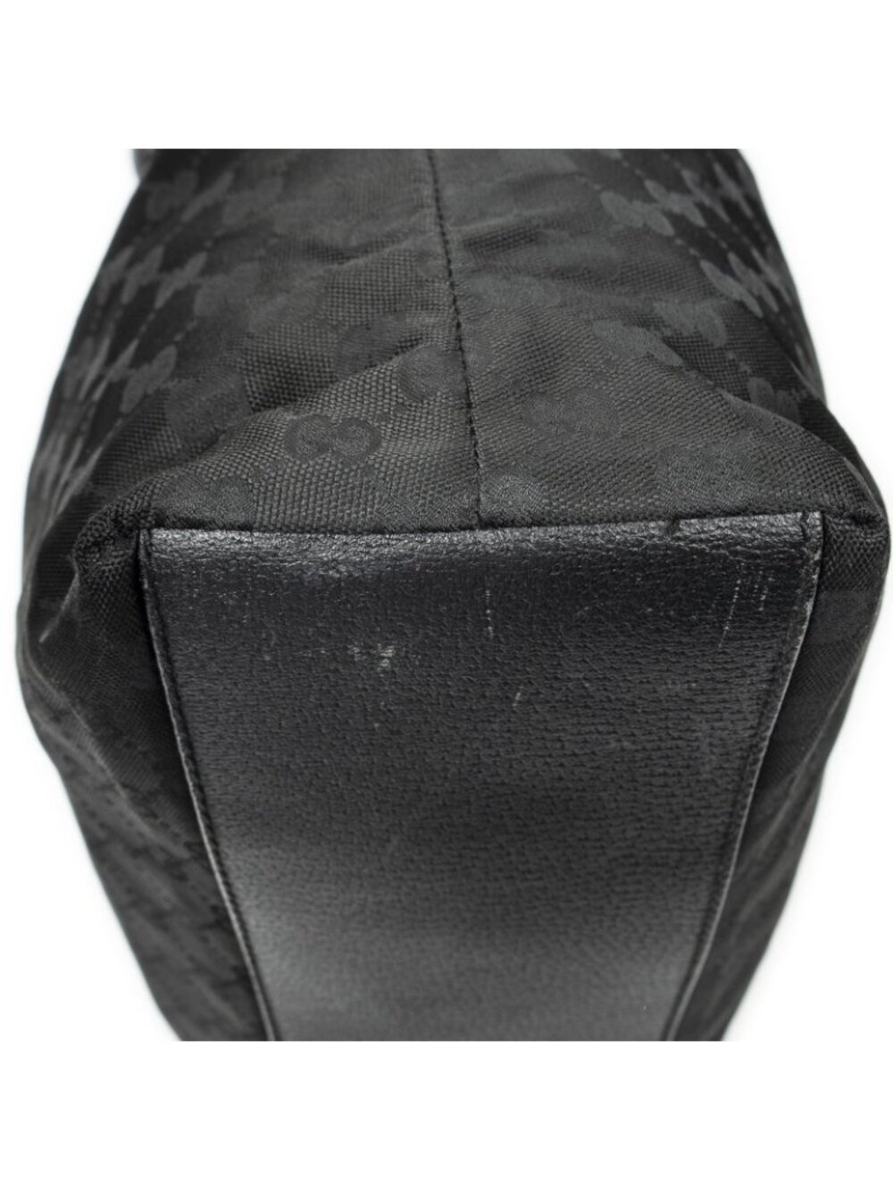Gucci Vertical Tote Black GG Nylon Canvas - Picture 8 of 10